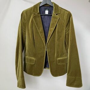 J. Crew Ecole Velvet Blazer Jacket 97130 - Size 10